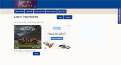 Desktop Screenshot of lakers-rumors.com