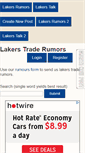 Mobile Screenshot of lakers-rumors.com